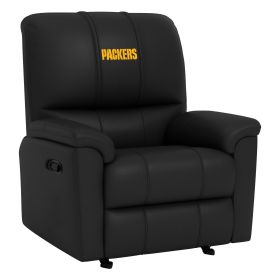 Rocker Recliner with Green Bay Packers Secondary Logo