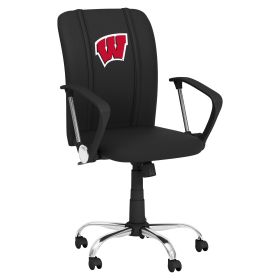 Curve Task Chair with Wisconsin Badgers Logo
