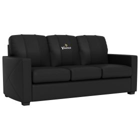 Silver Sofa with Minnesota Vikings Secondary Logo