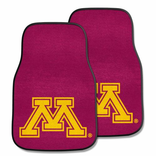 Minnesota 2-pc Carpeted Car Mats 17"x27"