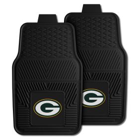 NFL - Green Bay Packers 2-pc Vinyl Car Mats 17"x27"