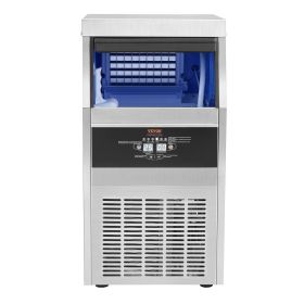 VEVOR Commercial Ice Maker, 80lbs/24H, Ice Maker Machine, 40 Ice Cubes in 12-15 Minutes