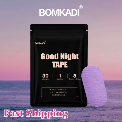 BOMKADl Mouth Tape  30pcs  Pain FreeRemoval Hypoallergenic Latex Free & Gentle OnSkin Medical Grade Adhesive Cotton Tape PurplePink Black Breatha
