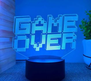 3p Experts LED Game Atmosphere Light (Color: Game Over)