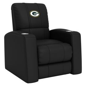 Relax Home Theater Recliner with Green Bay Packers Primary Logo (Material: Commercial Grade Synthetic Leather)