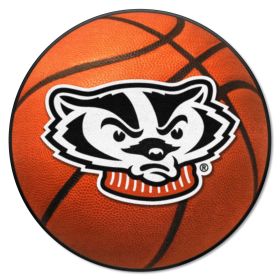 Wisconsin Basketball Mat 27" diameter (SKU: 5178)