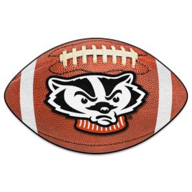 Wisconsin Football Rug 20.5"x32.5" (SKU: 5124)