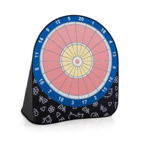 Lawn Games Large Dart Board with Kick Balls (Type: Style B, Color: Multi-color)