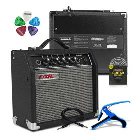 5 Core Guitar Amp 20W Electric Bass Acoustic Portable Amplifier Practice Amplificador (size: 20 Watt)